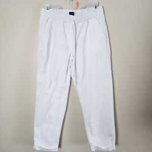 J.crew tall tie waist size 8 color white